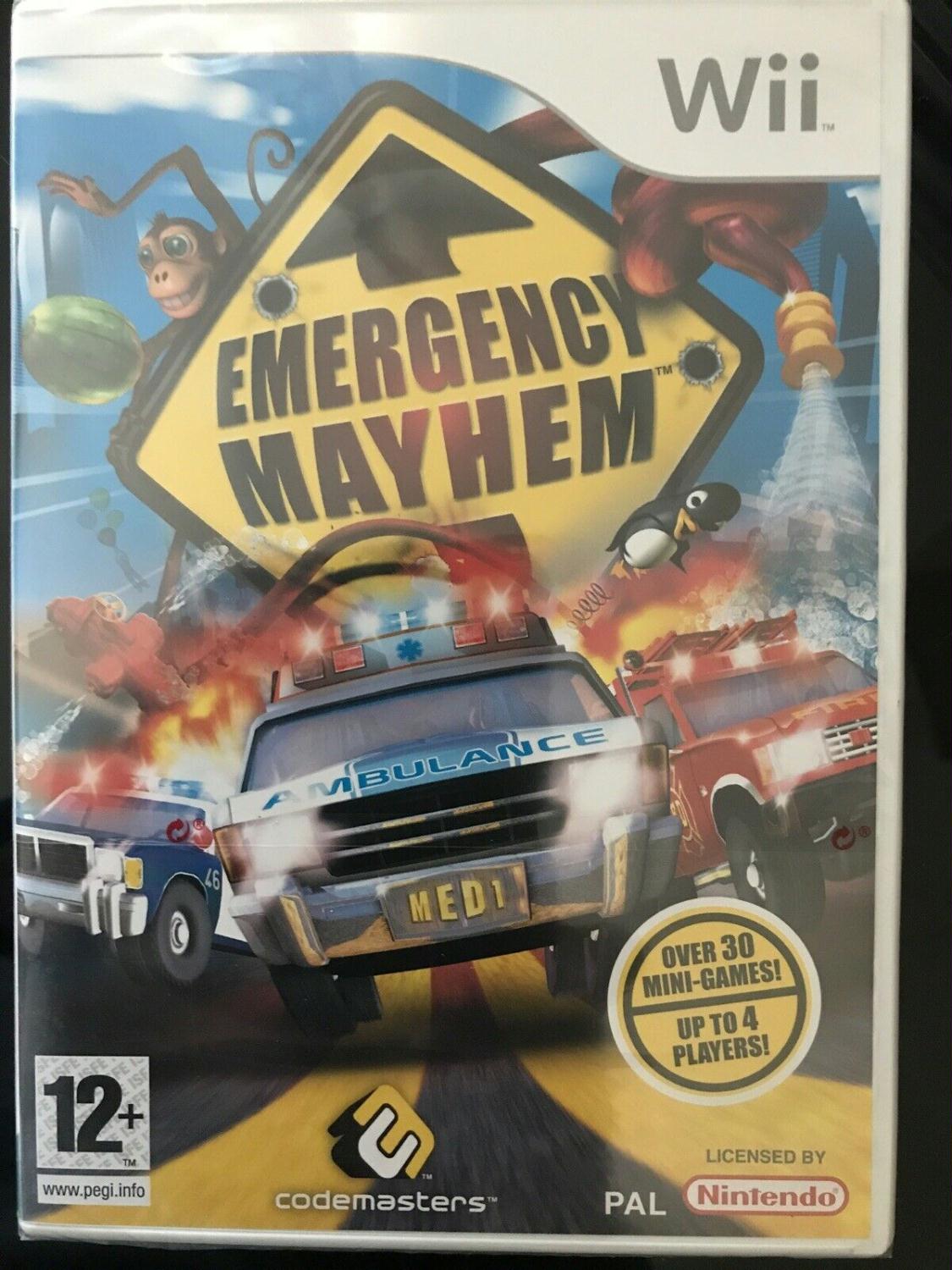 hoog Derbevilletest Aanzetten Emergency Mayhem Wii NIEUW - Game Shock Oss