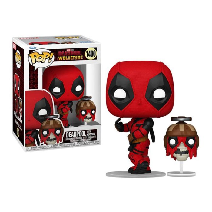 Deadpool 3 Funko Pop N° 1400 Deadpool With Headpool NIEUW