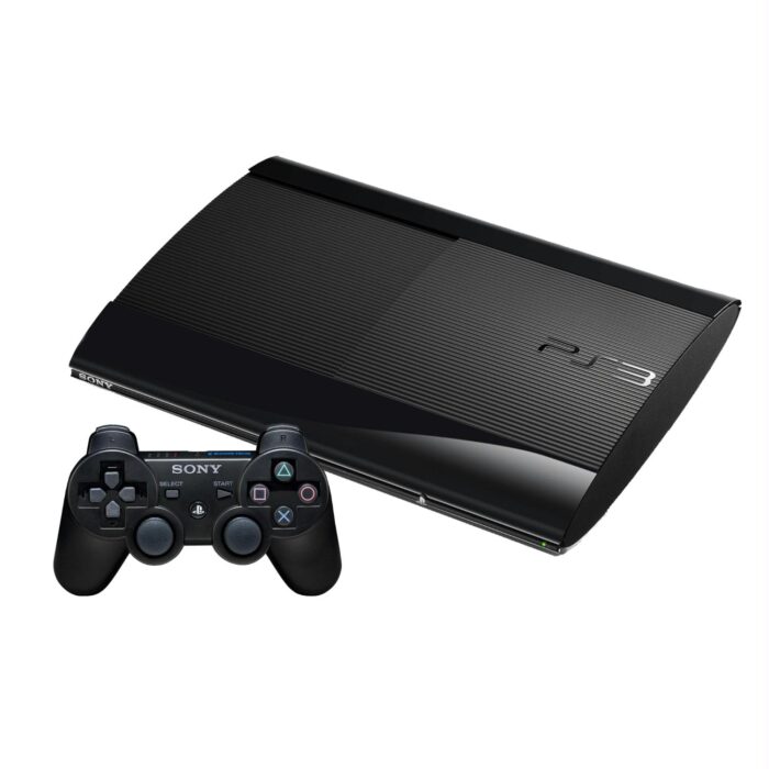 PlayStation 3 Ultra Slim 60GB Zwart Console Set GEBRUIKT