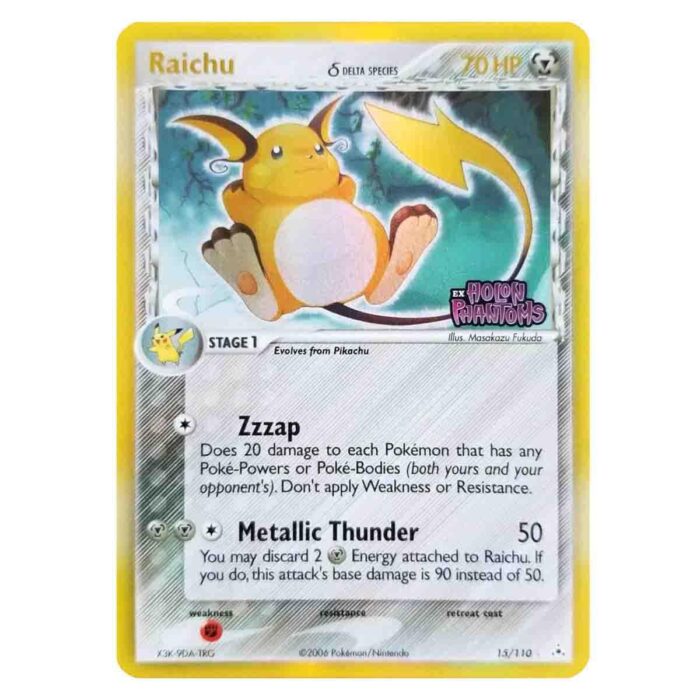 Raichu 15 (HP) Stamped  GEBRUIKT