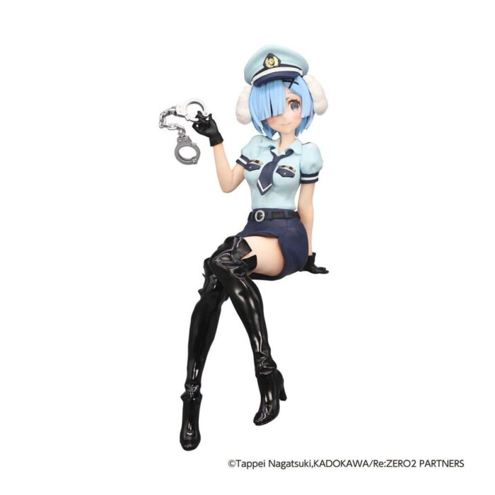 Re:Zero Noodle Stopper Figure Rem Police Officer 14cm NIEUW