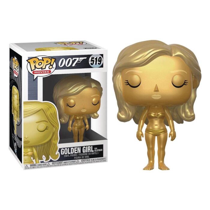 007 Funko Pop N° 519 Golden Girl From Goldfinger GEBRUIKT