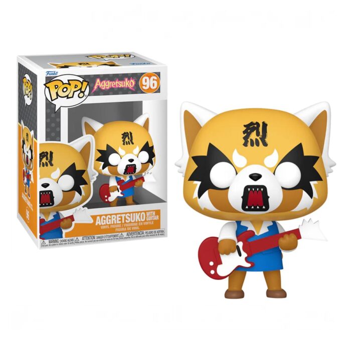 Aggretsuko Funko Pop N° 96 Retsuko With Guitar NIEUW