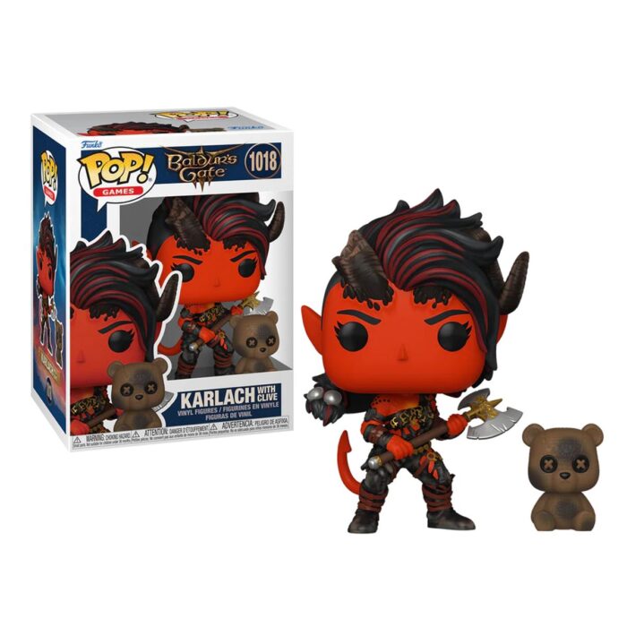 Baldur's Gate III Funko Pop N° 1018 Karlach & Clive NIEUW