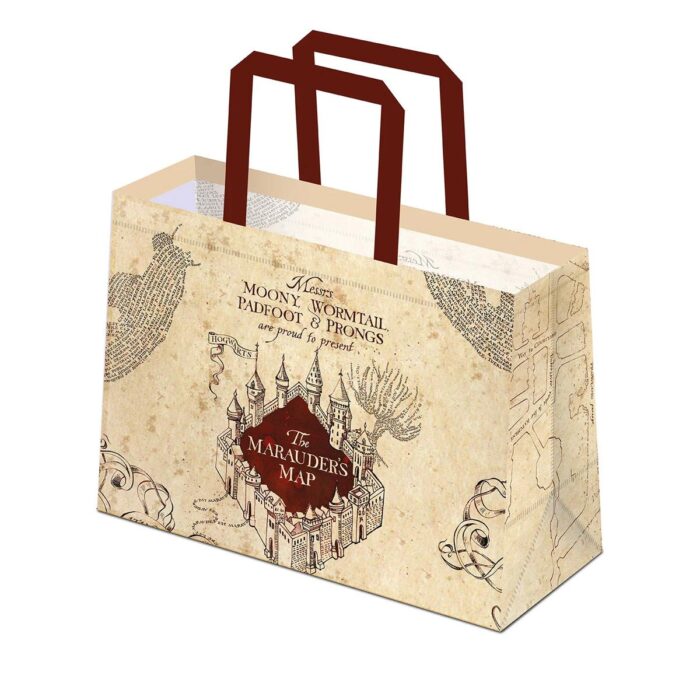 Harry Potter Marauder's Map Shopping Bag 43x14x34cm NIEUW