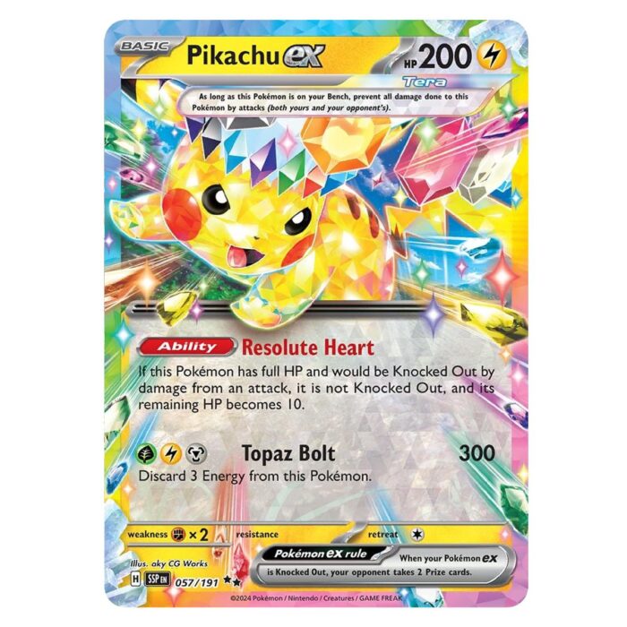 Pikachu Ex 57 (SSP)  NIEUW