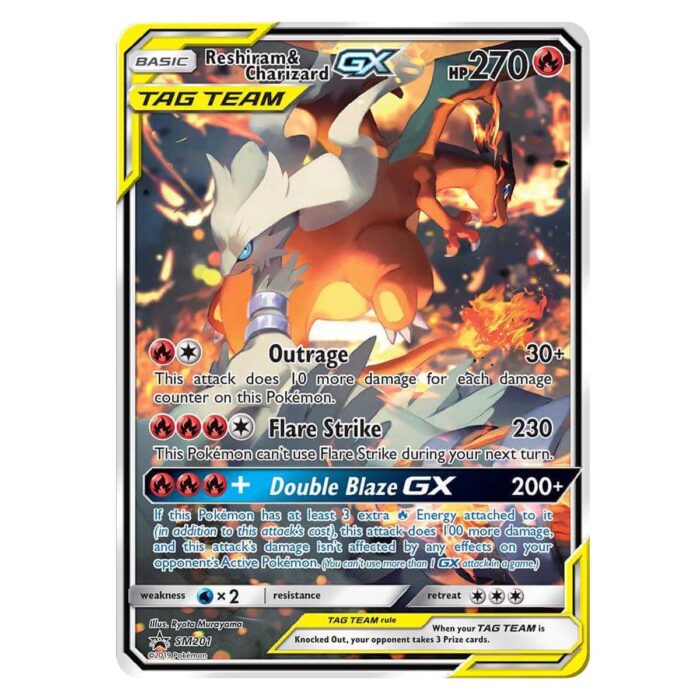 Reshiram & Charizard GX 201 (SM) GEBRUIKT