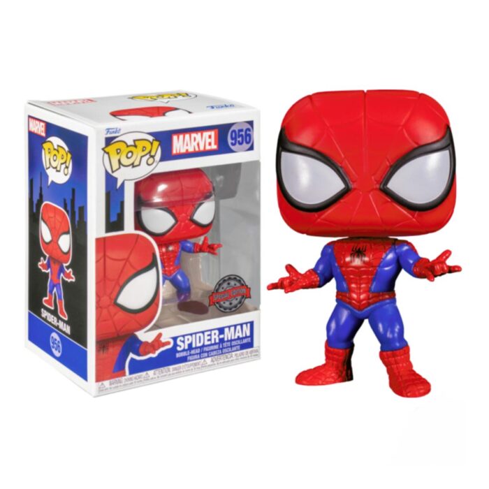 Spider-Man Funko Pop N° 956 Spider-Man Special Edition NIEUW