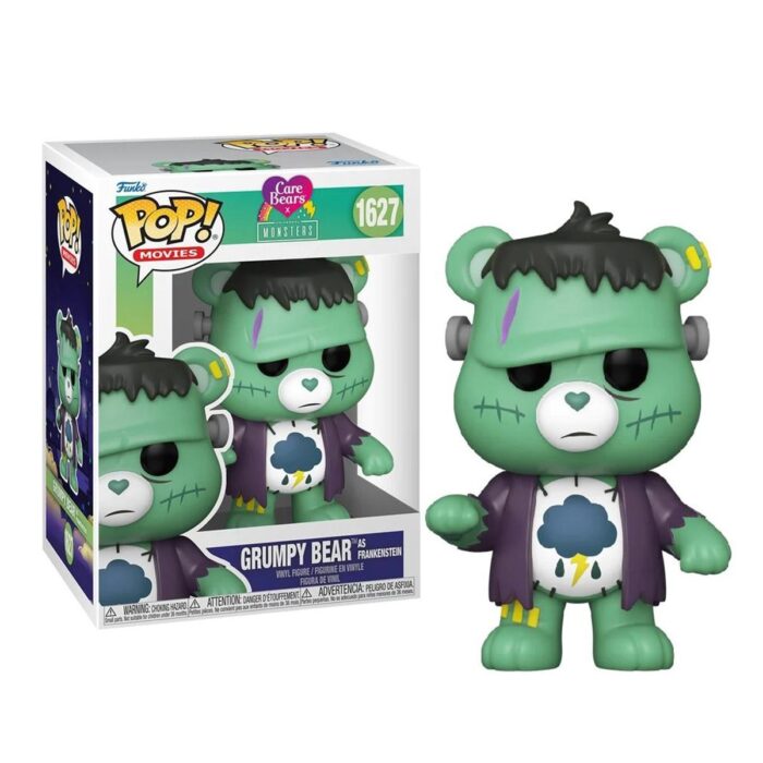 UM X Care Bears Funko Pop N° 1627 Grumpy Bear Frankenste NIEUW