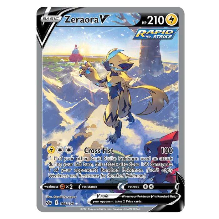 Zeraora V 166 (CRE)  NIEUW